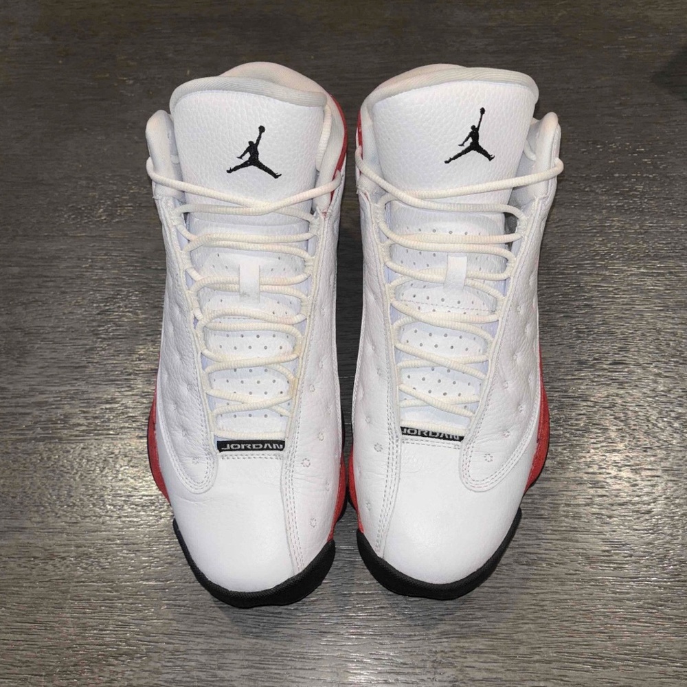 Jordan White Black Red Retro ‘Chicago’ Basketball Sneakers